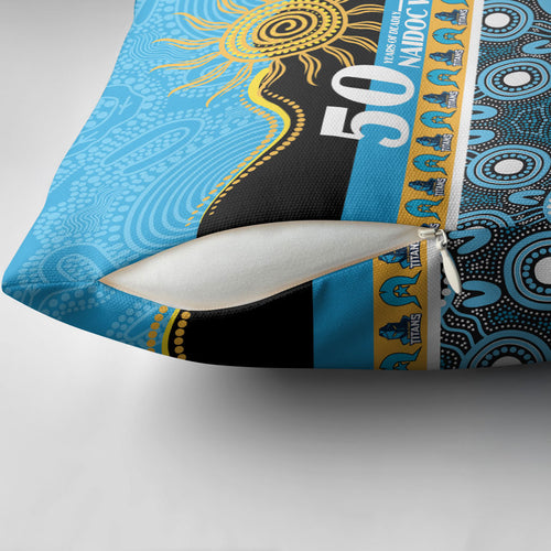 Titans NAIDOC Week Pillow Cover Aboriginal Torres Strait Islanders Vibe