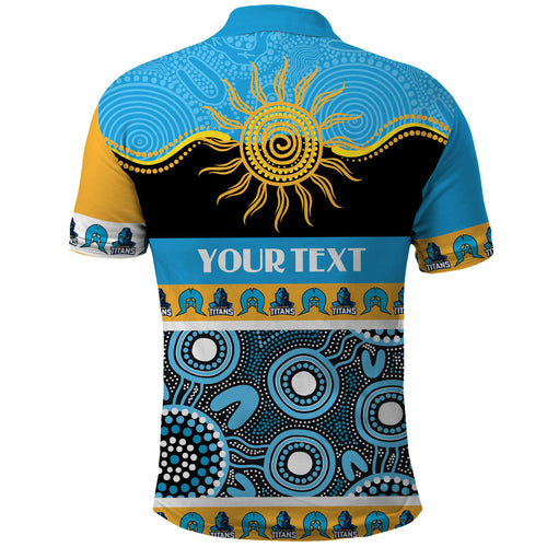 Titans NAIDOC Week Personalised Polo Shirt Aboriginal Torres Strait Islanders Vibe