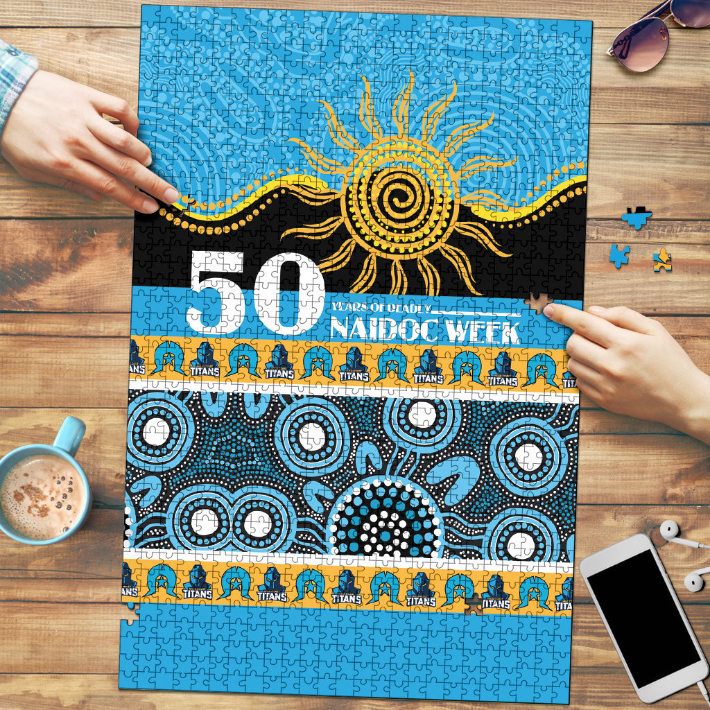 Titans NAIDOC Week Puzzle Aboriginal Torres Strait Islanders Vibe