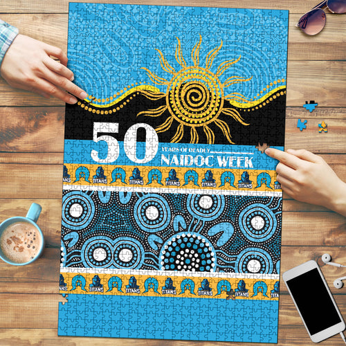 Titans NAIDOC Week Puzzle Aboriginal Torres Strait Islanders Vibe