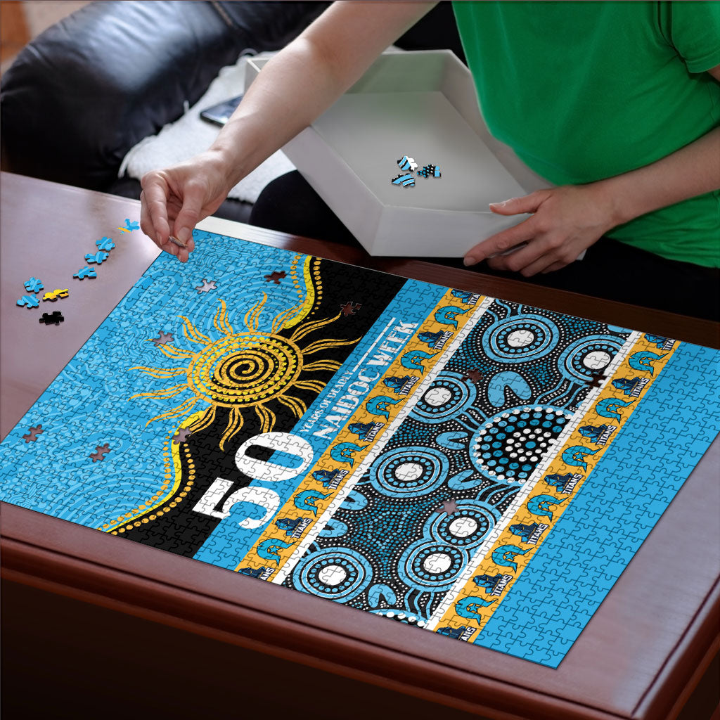 Titans NAIDOC Week Puzzle Aboriginal Torres Strait Islanders Vibe