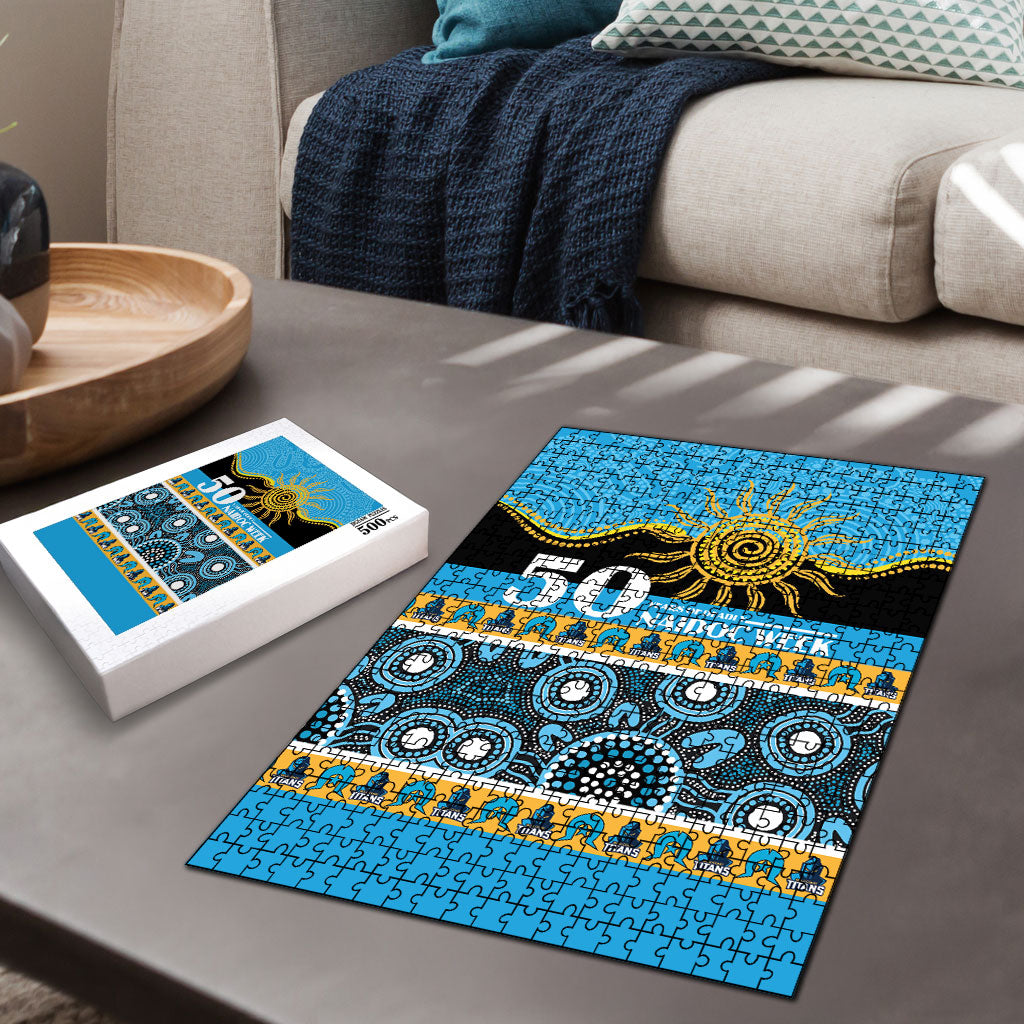 Titans NAIDOC Week Puzzle Aboriginal Torres Strait Islanders Vibe