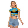 Titans NAIDOC Week Personalised Raglan Cropped T Shirt Aboriginal Torres Strait Islanders Vibe