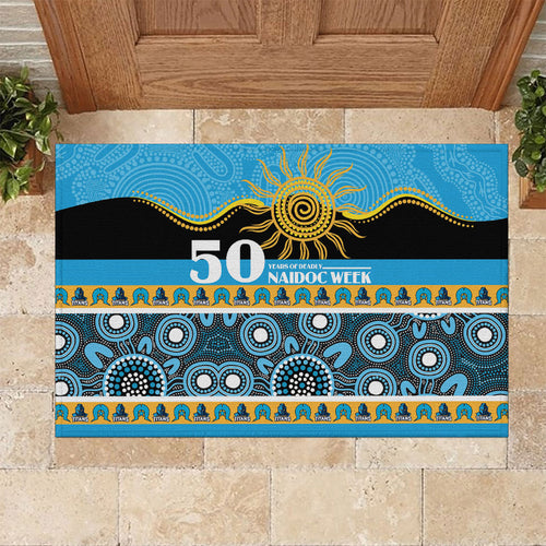 Titans NAIDOC Week Rubber Doormat Aboriginal Torres Strait Islanders Vibe