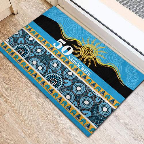 Titans NAIDOC Week Rubber Doormat Aboriginal Torres Strait Islanders Vibe