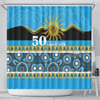Titans NAIDOC Week Shower Curtain Aboriginal Torres Strait Islanders Vibe