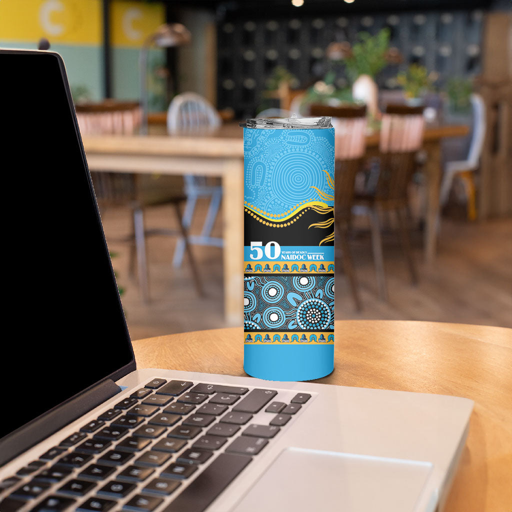 Titans NAIDOC Week Personalised Skinny Tumbler Aboriginal Torres Strait Islanders Vibe