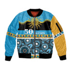 Titans NAIDOC Week Personalised Sleeve Zip Bomber Jacket Aboriginal Torres Strait Islanders Vibe