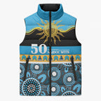 Titans NAIDOC Week Personalised Sleeveless Puffer Jacket Aboriginal Torres Strait Islanders Vibe