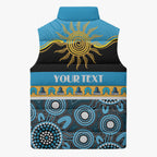 Titans NAIDOC Week Personalised Sleeveless Puffer Jacket Aboriginal Torres Strait Islanders Vibe