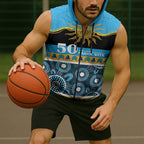 Titans NAIDOC Week Personalised Sleeveless Zip Hoodie Aboriginal Torres Strait Islanders Vibe
