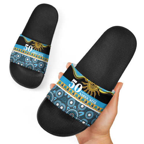 Titans NAIDOC Week Slide Sandals Aboriginal Torres Strait Islanders Vibe