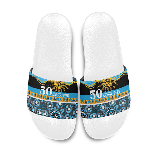 Titans NAIDOC Week Slide Sandals Aboriginal Torres Strait Islanders Vibe