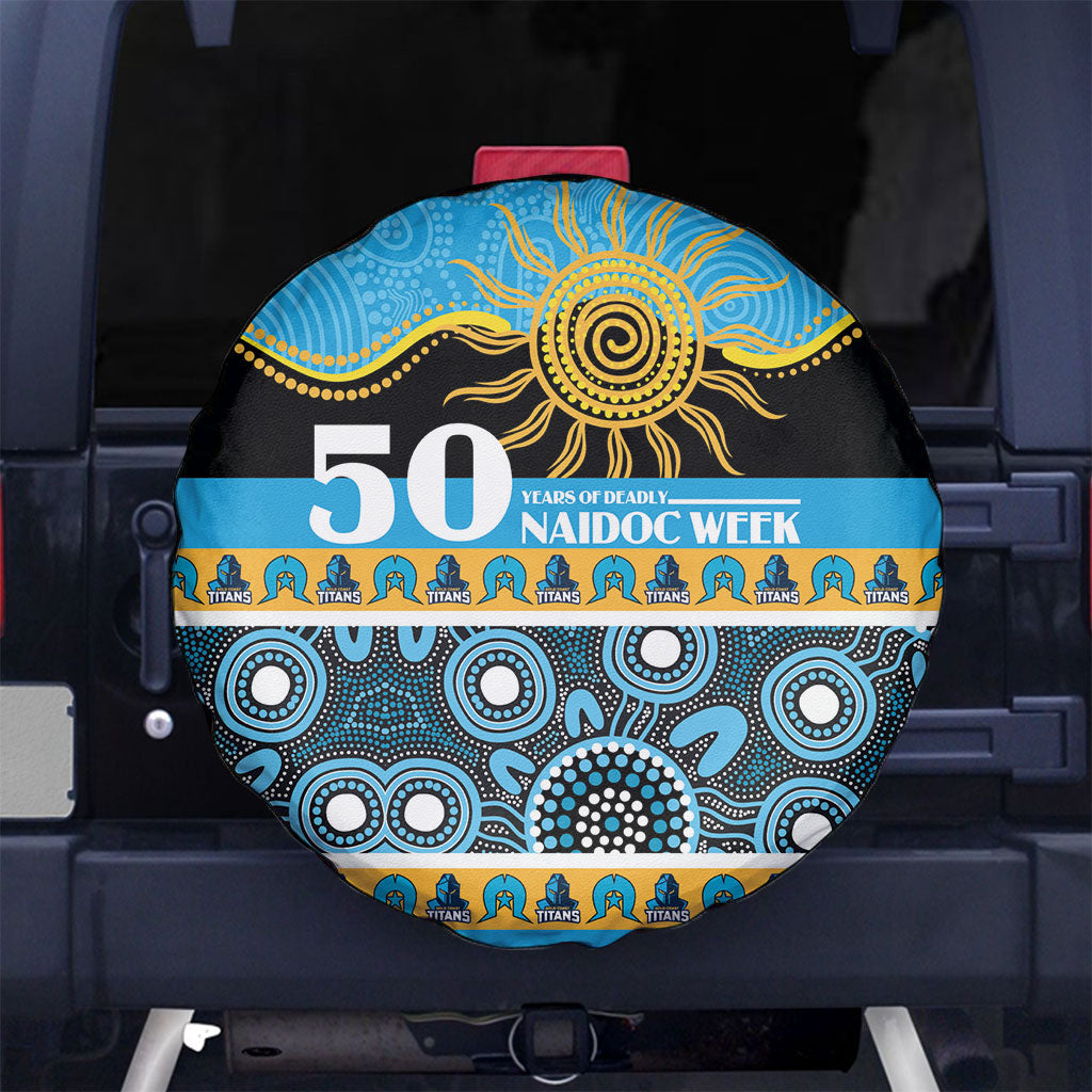Titans NAIDOC Week Spare Tire Cover Aboriginal Torres Strait Islanders Vibe