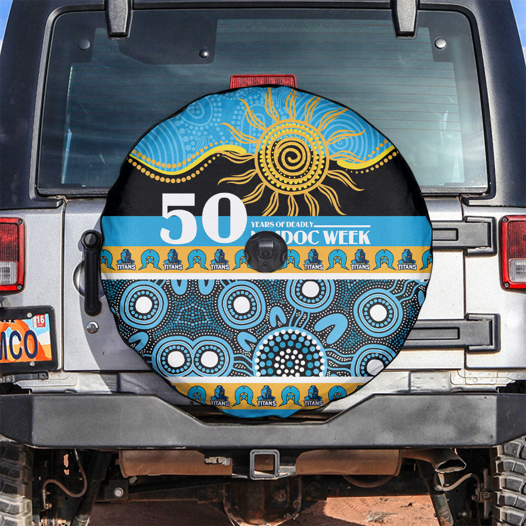 Titans NAIDOC Week Spare Tire Cover Aboriginal Torres Strait Islanders Vibe