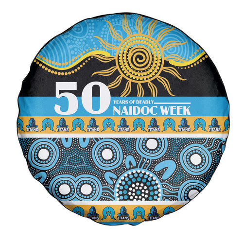 Titans NAIDOC Week Spare Tire Cover Aboriginal Torres Strait Islanders Vibe