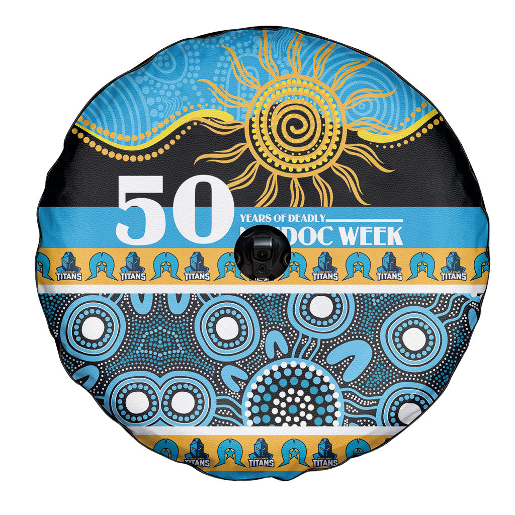 Titans NAIDOC Week Spare Tire Cover Aboriginal Torres Strait Islanders Vibe