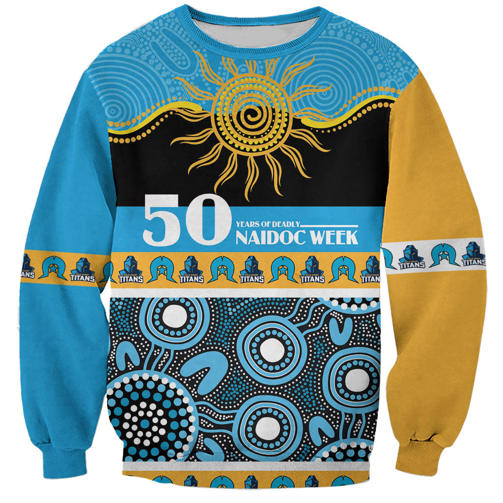 Titans NAIDOC Week Personalised Sweatshirt Aboriginal Torres Strait Islanders Vibe