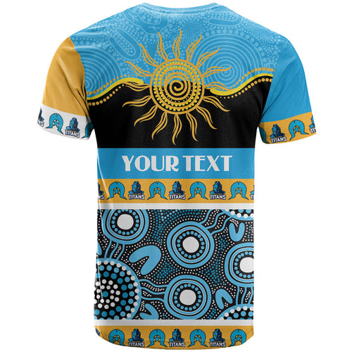 Titans NAIDOC Week Personalised T Shirt Aboriginal Torres Strait Islanders Vibe