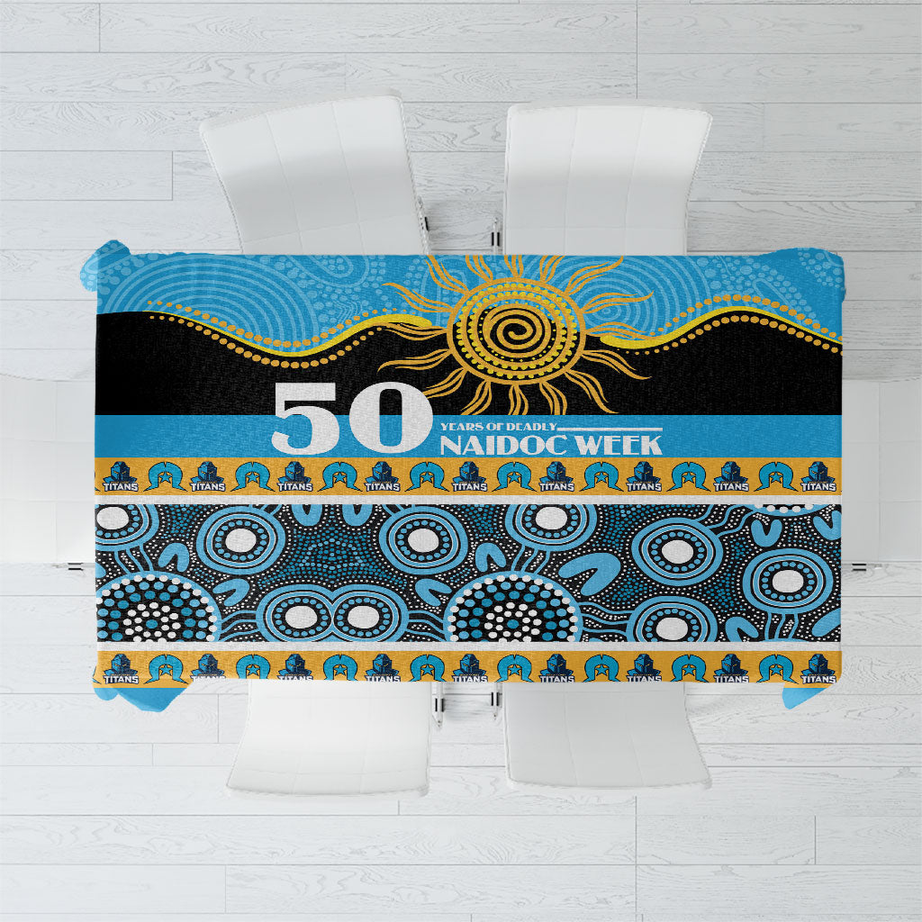 Titans NAIDOC Week Tablecloth Aboriginal Torres Strait Islanders Vibe
