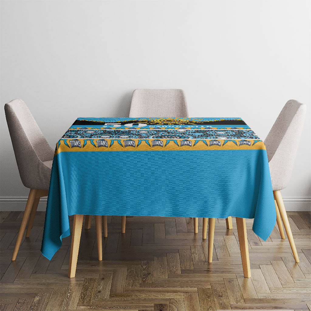 Titans NAIDOC Week Tablecloth Aboriginal Torres Strait Islanders Vibe