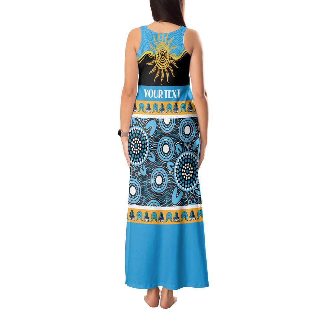 Titans NAIDOC Week Personalised Tank Maxi Dress Aboriginal Torres Strait Islanders Vibe