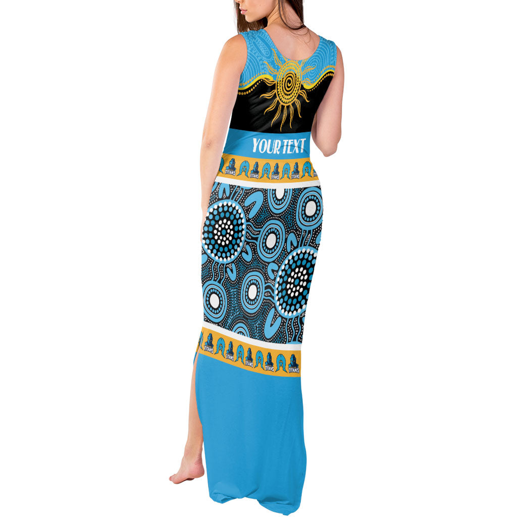 Titans NAIDOC Week Personalised Tank Maxi Dress Aboriginal Torres Strait Islanders Vibe