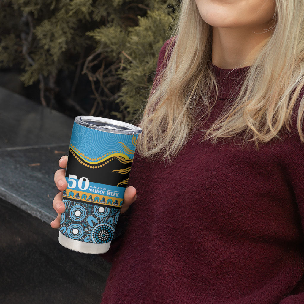 Titans NAIDOC Week Personalised Tumbler Cup Aboriginal Torres Strait Islanders Vibe