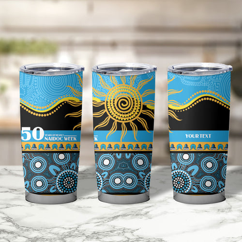 Titans NAIDOC Week Personalised Tumbler Cup Aboriginal Torres Strait Islanders Vibe