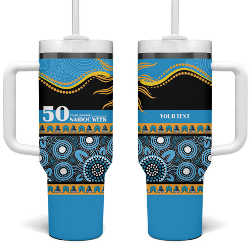 Titans NAIDOC Week Personalised Tumbler With Handle Aboriginal Torres Strait Islanders Vibe