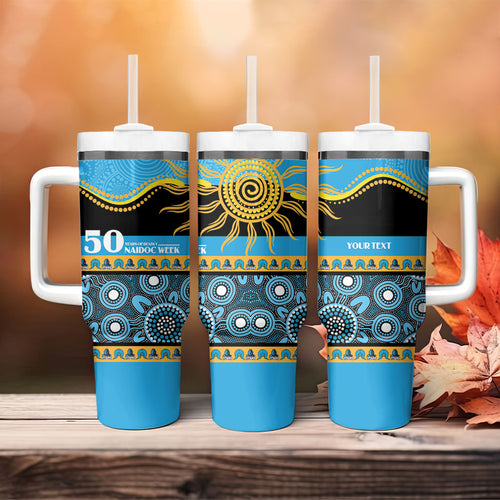 Titans NAIDOC Week Personalised Tumbler With Handle Aboriginal Torres Strait Islanders Vibe