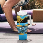 Titans NAIDOC Week Personalised Tumbler With Handle Aboriginal Torres Strait Islanders Vibe