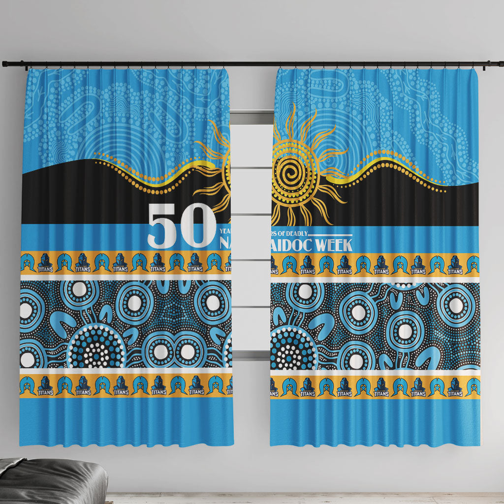 Titans NAIDOC Week Window Curtain Aboriginal Torres Strait Islanders Vibe