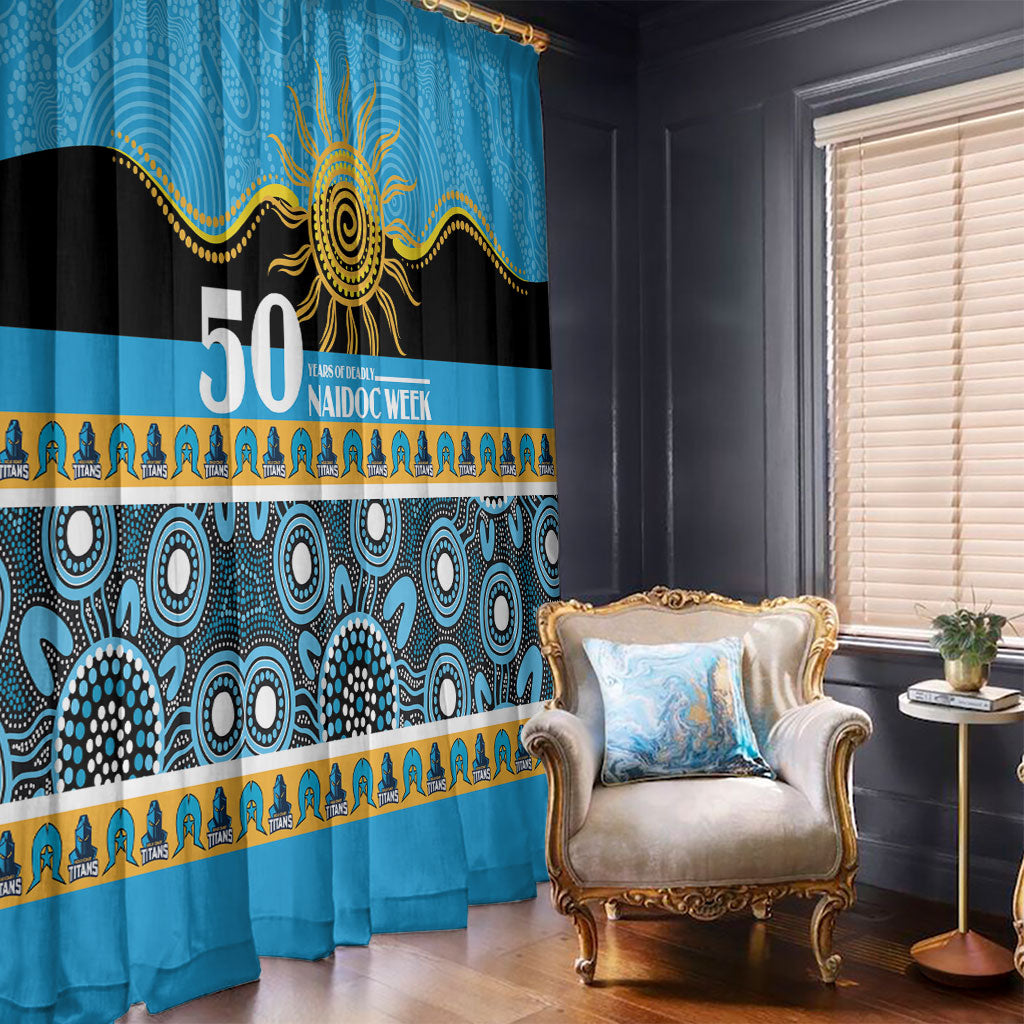 Titans NAIDOC Week Window Curtain Aboriginal Torres Strait Islanders Vibe