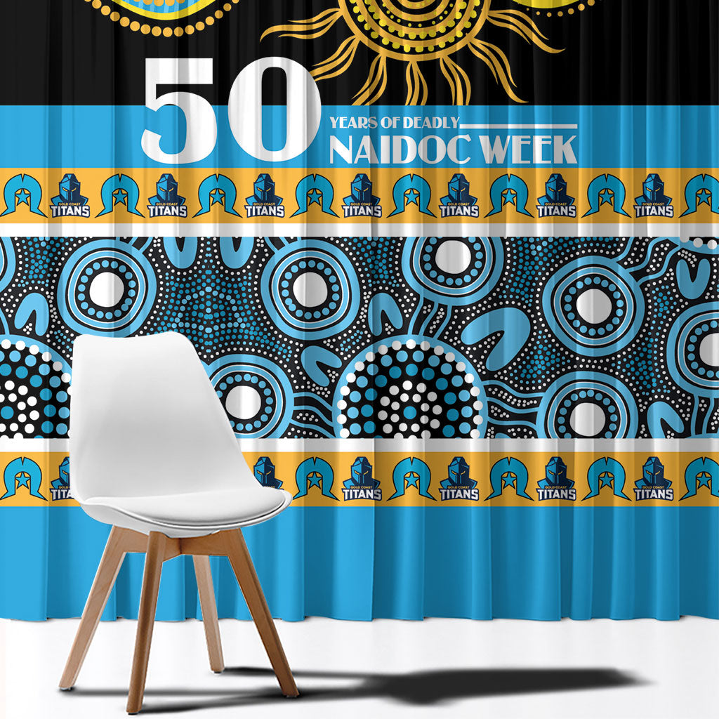 Titans NAIDOC Week Window Curtain Aboriginal Torres Strait Islanders Vibe