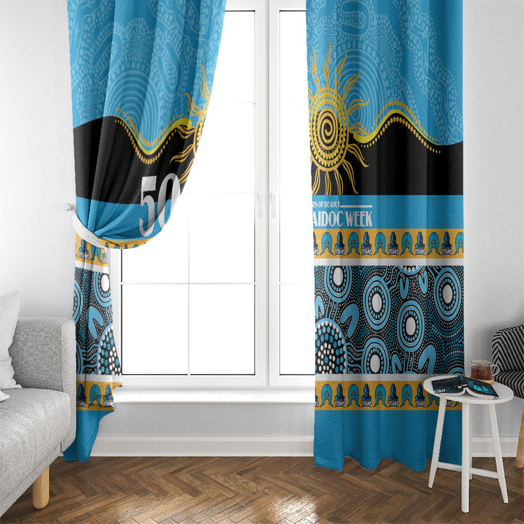Titans NAIDOC Week Window Curtain Aboriginal Torres Strait Islanders Vibe