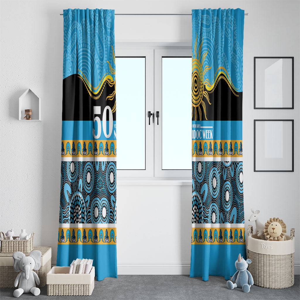 Titans NAIDOC Week Window Curtain Aboriginal Torres Strait Islanders Vibe