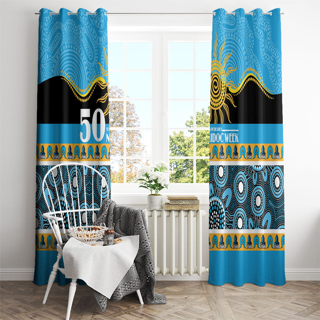 Titans NAIDOC Week Window Curtain Aboriginal Torres Strait Islanders Vibe