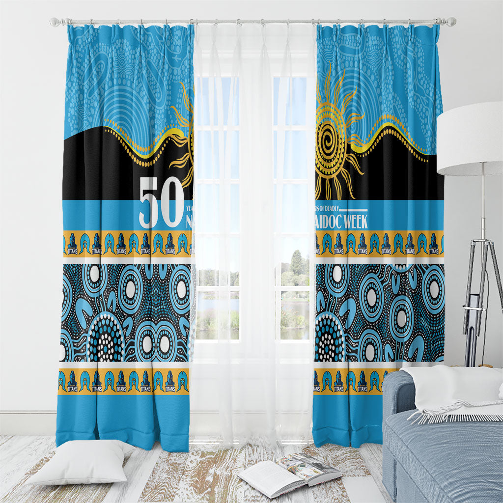 Titans NAIDOC Week Window Curtain Aboriginal Torres Strait Islanders Vibe