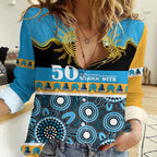 Titans NAIDOC Week Personalised Women Casual Shirt Aboriginal Torres Strait Islanders Vibe