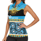Titans NAIDOC Week Personalised Women Sleeveless Polo Shirt Aboriginal Torres Strait Islanders Vibe