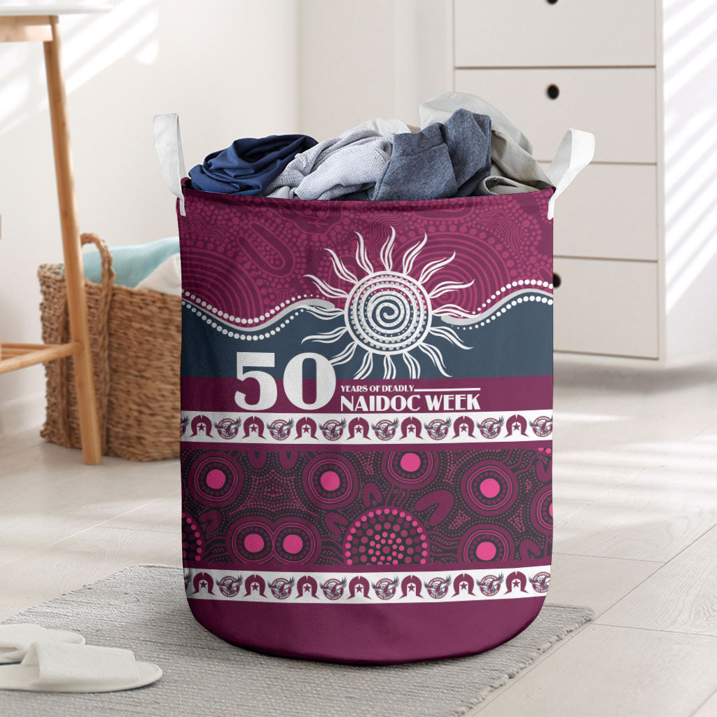 Sea Eagles NAIDOC Week Laundry Basket Aboriginal Torres Strait Islanders Vibe
