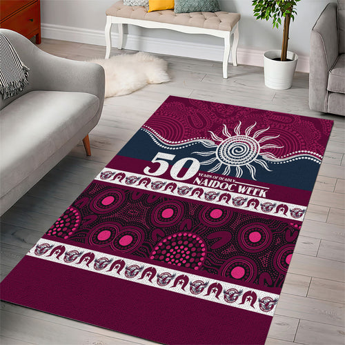 Sea Eagles NAIDOC Week Area Rug Aboriginal Torres Strait Islanders Vibe