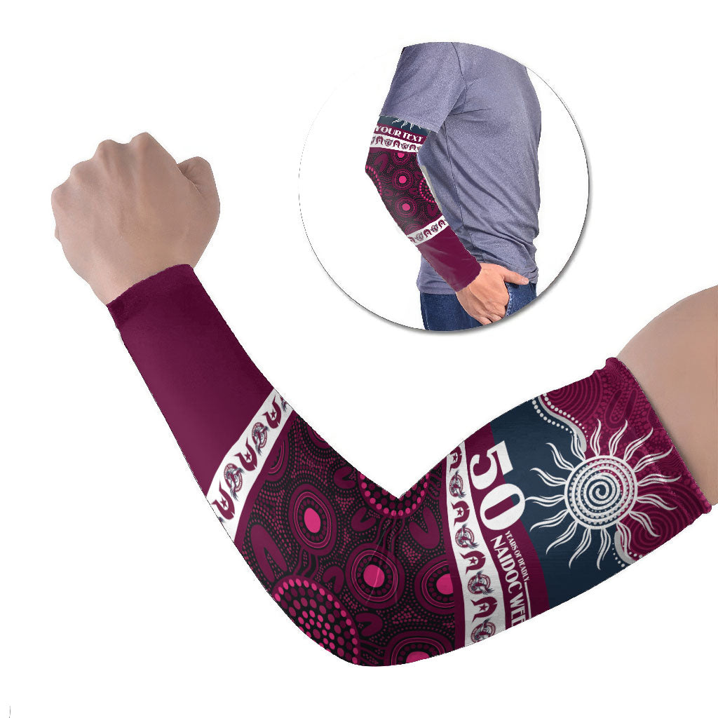 Sea Eagles NAIDOC Week Personalised Arm Sleeves Aboriginal Torres Strait Islanders Vibe