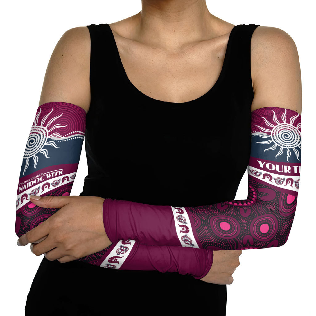 Sea Eagles NAIDOC Week Personalised Arm Sleeves Aboriginal Torres Strait Islanders Vibe