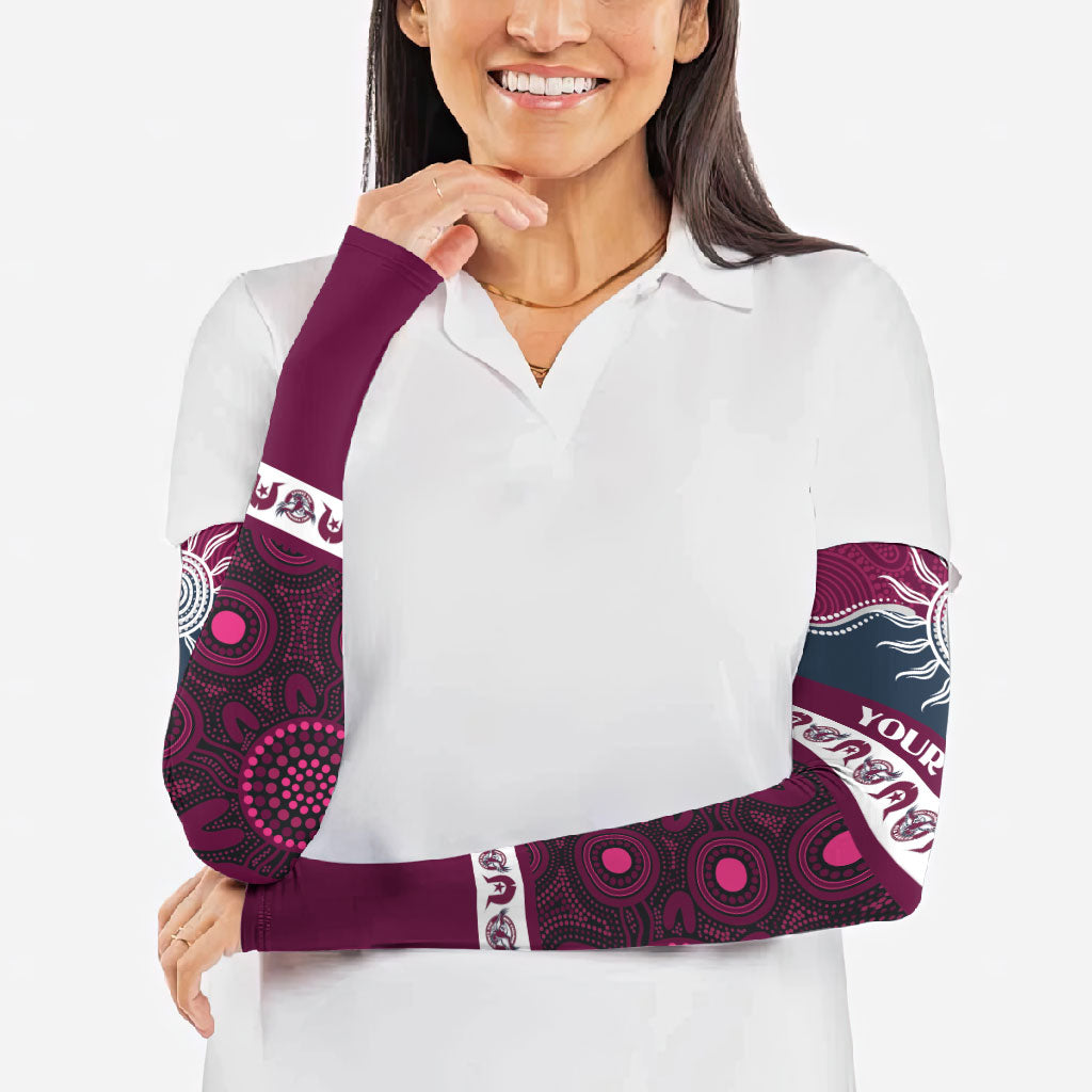 Sea Eagles NAIDOC Week Personalised Arm Sleeves Aboriginal Torres Strait Islanders Vibe