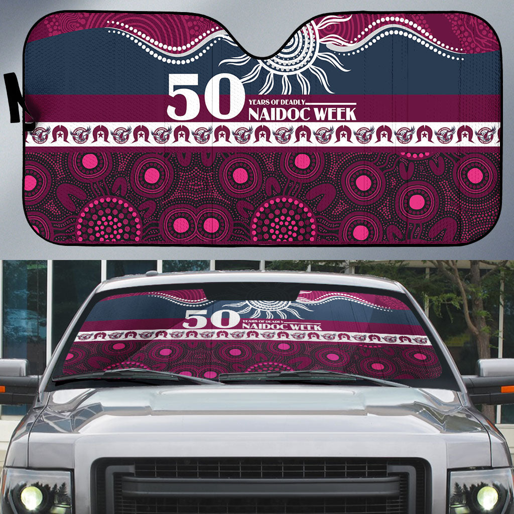 Sea Eagles NAIDOC Week Auto Sun Shade Aboriginal Torres Strait Islanders Vibe