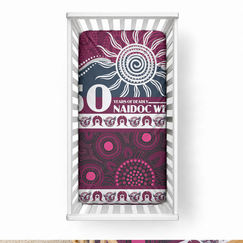 Sea Eagles NAIDOC Week Baby Bed Cover Aboriginal Torres Strait Islanders Vibe