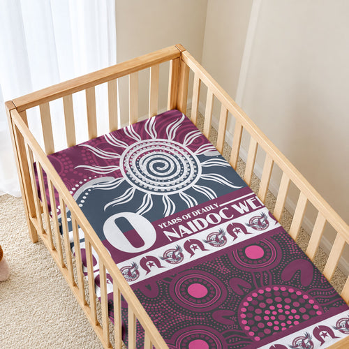 Sea Eagles NAIDOC Week Baby Bed Cover Aboriginal Torres Strait Islanders Vibe