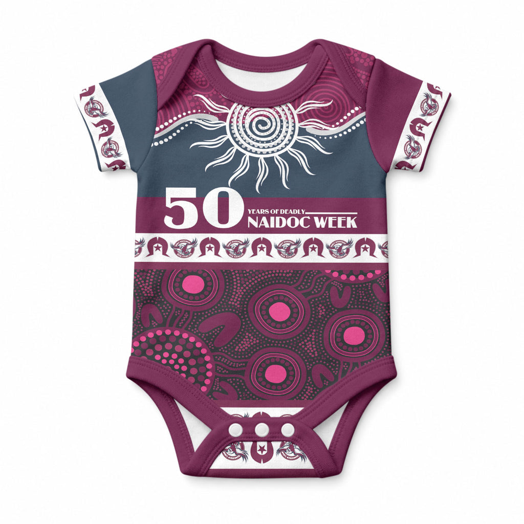 Sea Eagles NAIDOC Week Personalised Baby Onesie Aboriginal Torres Strait Islanders Vibe